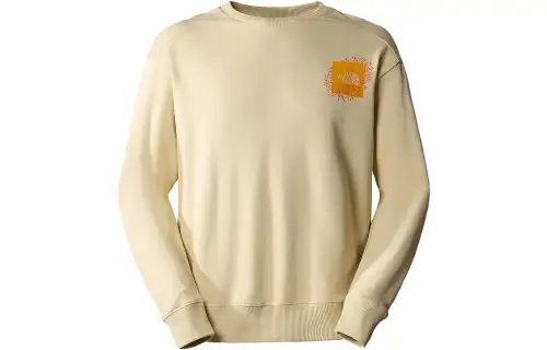 THE NORTH FACE Sweatshirts Men's Yellow Crew Neck Moderate Other
