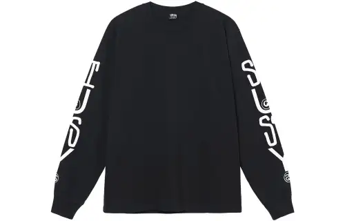 Stussy Classic Stack Pigment Dyed Long Sleeve Tee