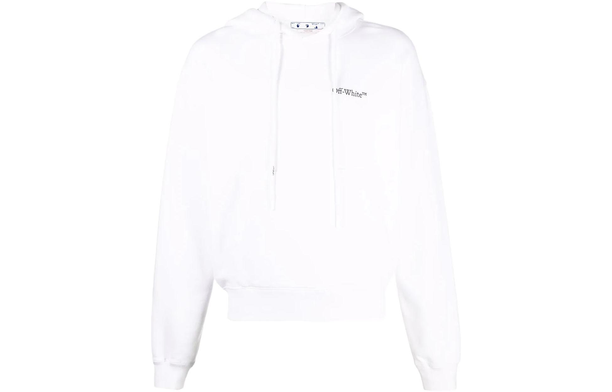 OFF WHITE Caravaggio Crowing Design Oversized Hoodie