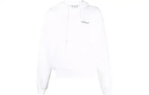 OFF WHITE Caravaggio Crowing Design Oversized Hoodie