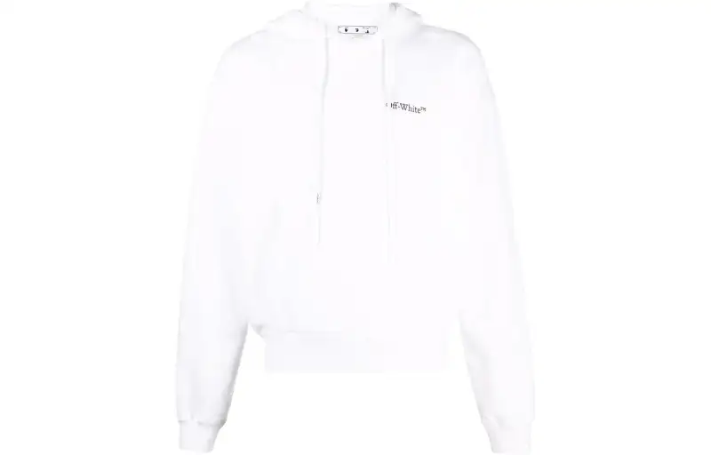 OFF WHITE Caravaggio Crowing Design Oversized Hoodie