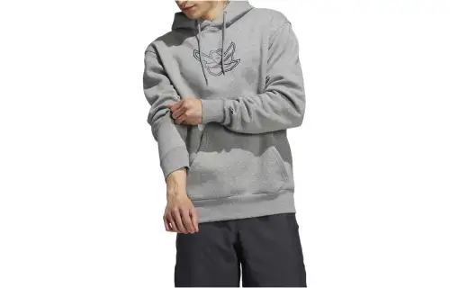 Adidas Originals Shmoo Sweatshirts Unisex Gray Hooded Moderate Other