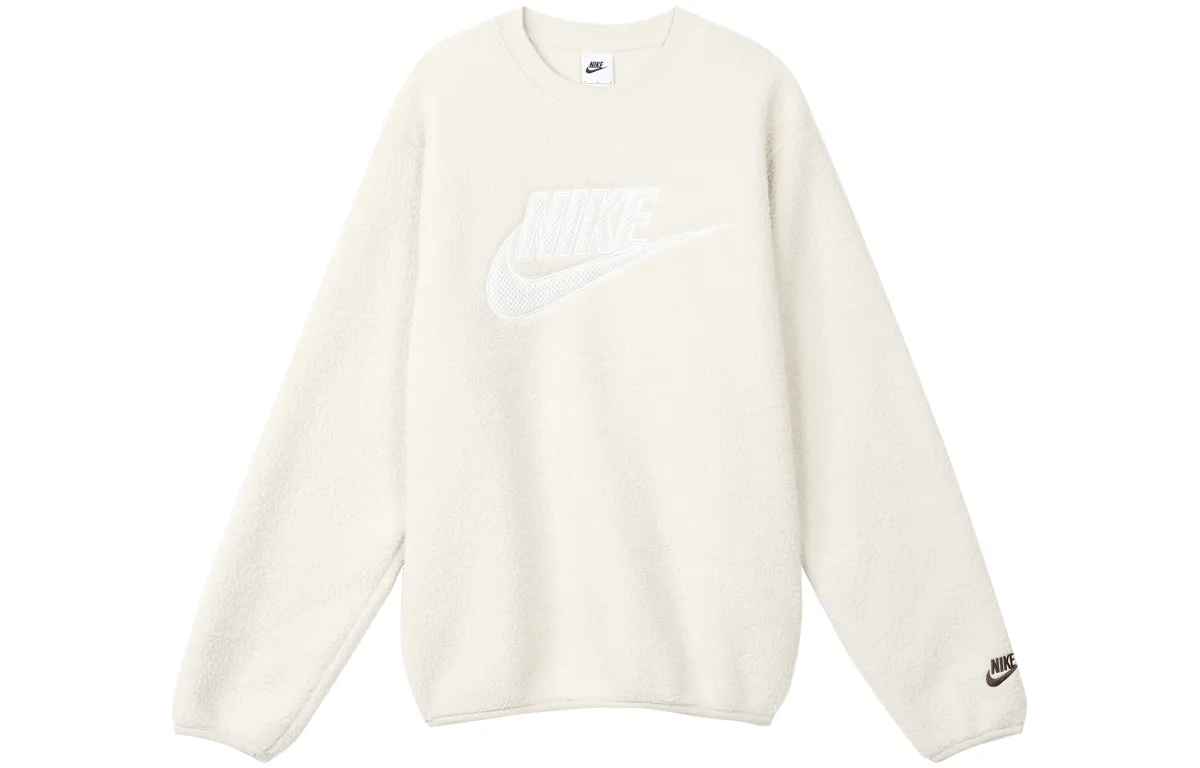 Nike Sweatshirts Men's Beige Crew Neck Moderate Other