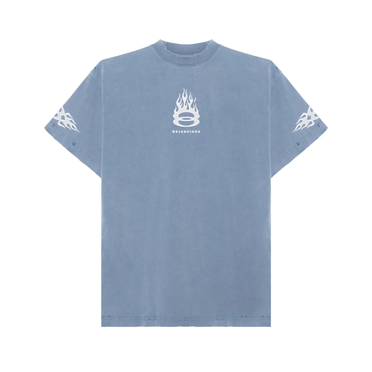 Balenciaga T Shirt, Regular Fit Men's Light Blue