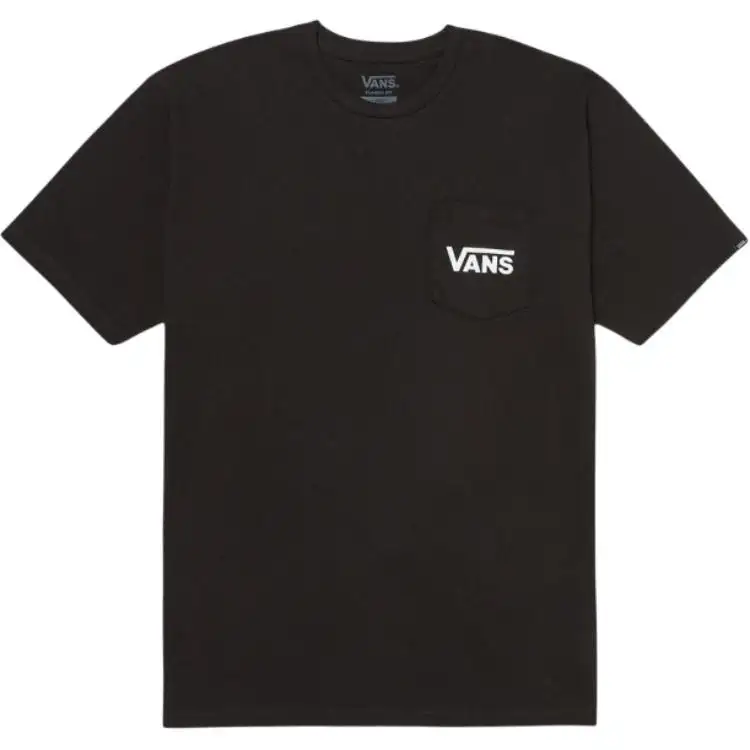 Vans T Shirts Men's Black Crew Neck