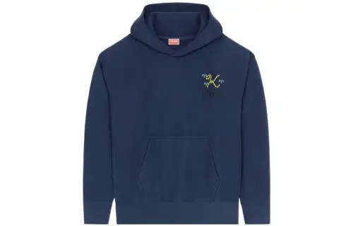 Kenzo logo embroidered hoodie