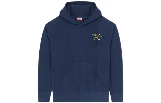Kenzo logo embroidered hoodie