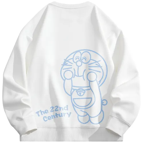 Doraemon Sweatshirts Unisex Crew Neck Moderate Regular