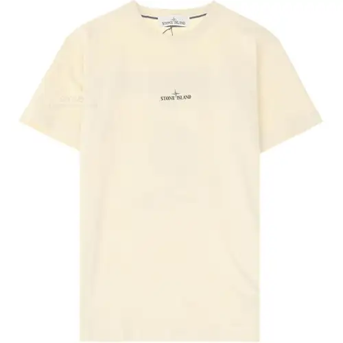 STONE ISLAND T Shirt Men's Yellow
