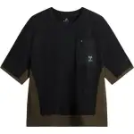 Li Ning T Shirts Men's Black Crew Neck Moderate Straight Fit