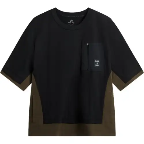 Li Ning T Shirts Men's Black Crew Neck Moderate Straight Fit