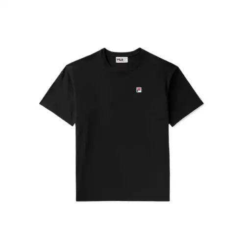 FILA T Shirts Unisex Black Crew Neck