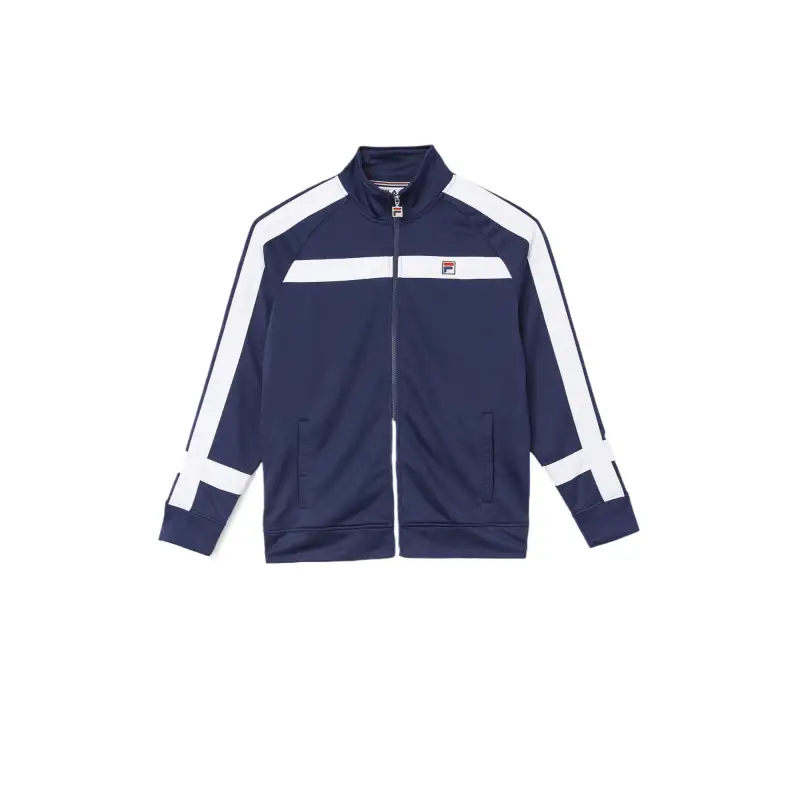 FILA Jackets Men's Marine Blue Stand Collar Moderate Other