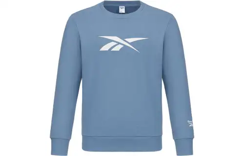 Reebok Sweatshirts Unisex Blue Crew Neck Moderate Regular