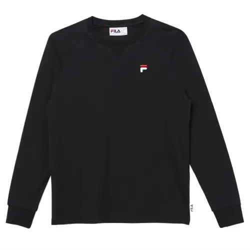FILA T Shirts Men's Black Crew Neck