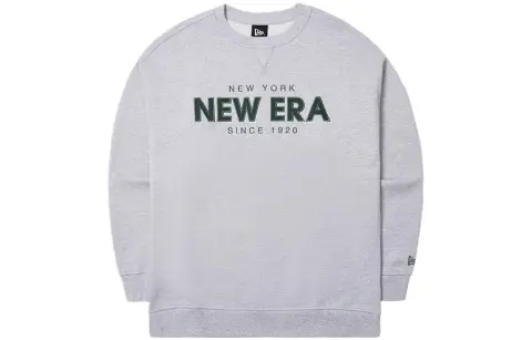 New Era FW23 Sweatshirt Unisex Heather Gray