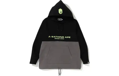 A BATHING APE Sweatshirts Unisex Black Hooded Moderate Other