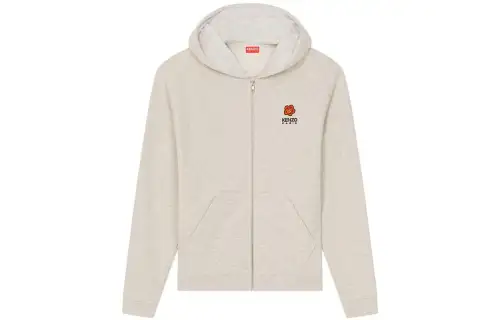 【Previous Season】embroidered-logo detail hoodie