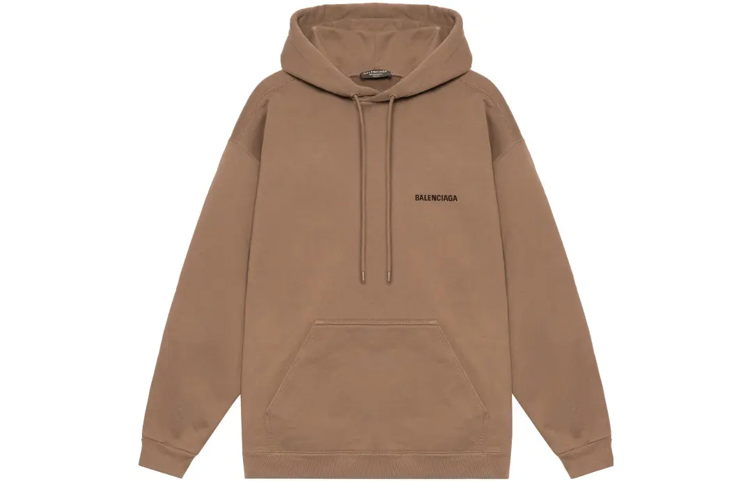 Balenciaga Back Logo Regular Fit Hoodie