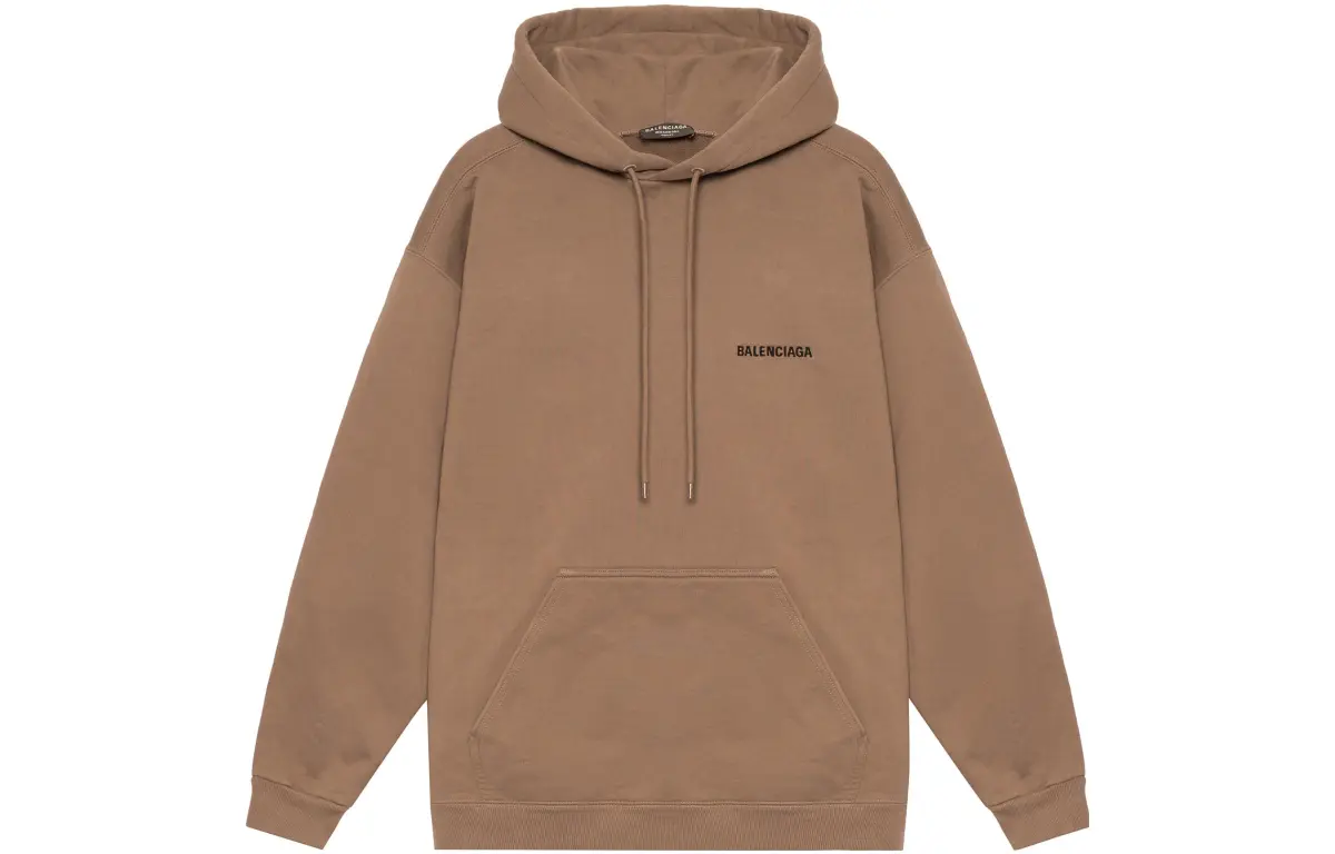 Balenciaga Back Logo Regular Fit Hoodie