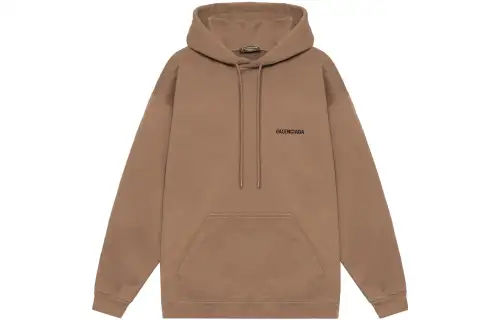Balenciaga Back Logo Regular Fit Hoodie