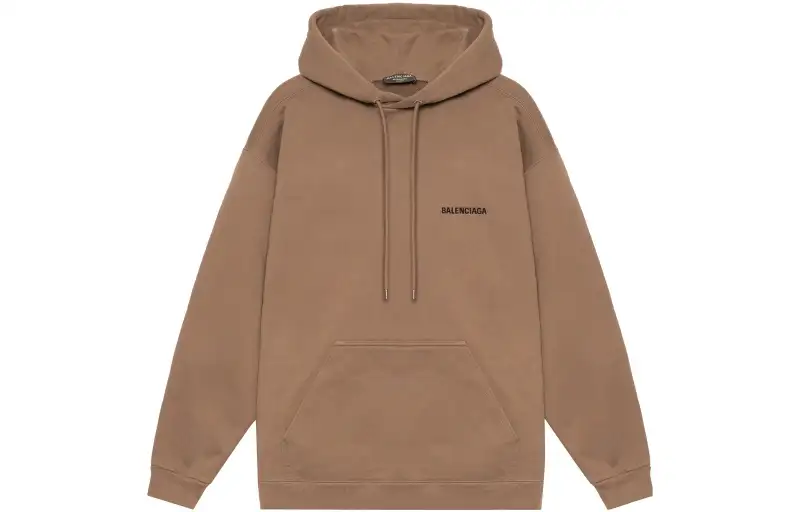 Balenciaga Back Logo Regular Fit Hoodie