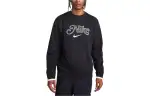 Nike Sweatshirts Men's Black Crew Neck Moderate Regular