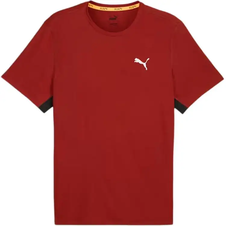 PUMA SS24 T Shirt Men's Red Black