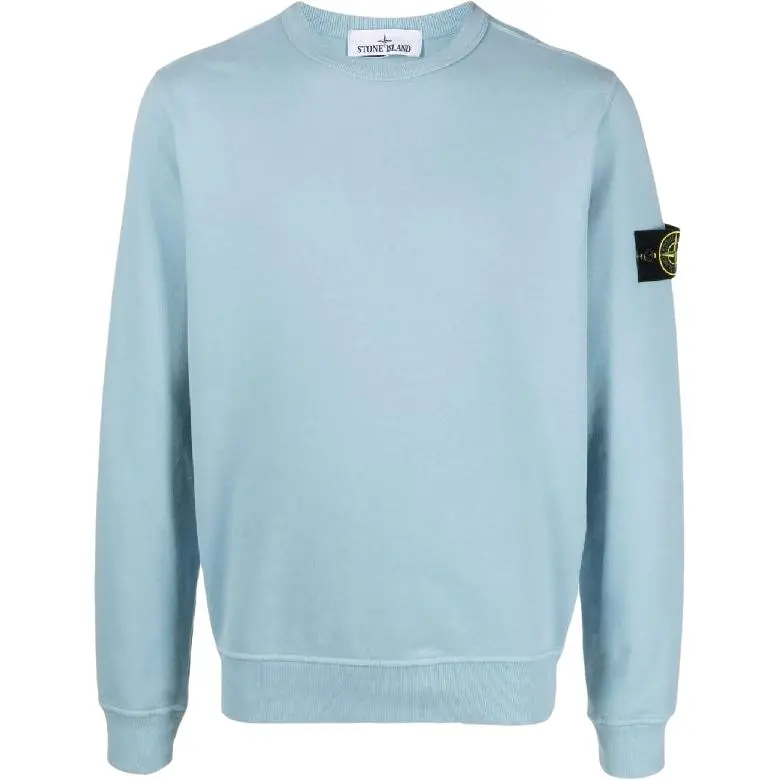 STONE ISLAND Sweatshirt Men's Sky Blue