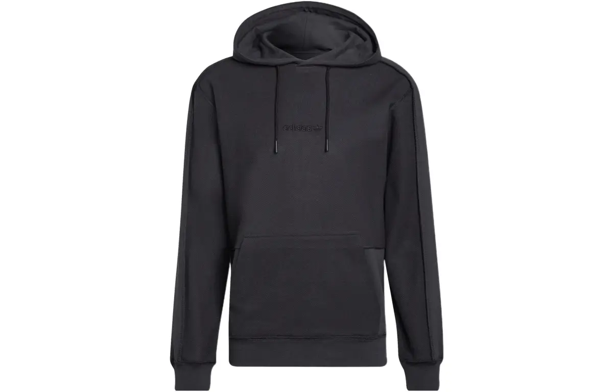 Adidas Originals WINTEREASE Sweatshirts Men's Black Hooded Moderate Regular