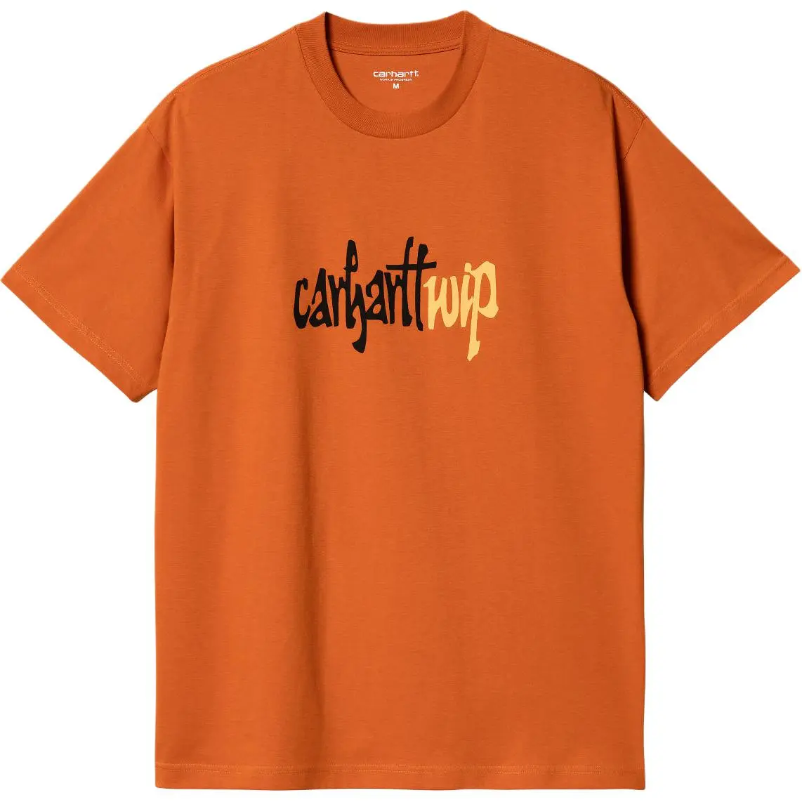 Carhartt WIP FW24 S/S Brush T Shirt T Shirt Men's Ginger Yellow
