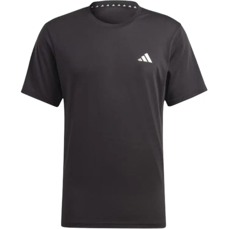 Adidas T-Shirts Men's Black Crew Neck Moderate