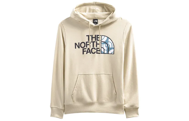 THE NORTH FACE Half Dome Minimalist Style Letter Large Logo Print Fleece Lined Pullover Hooded Sweatshirt Winter Men's