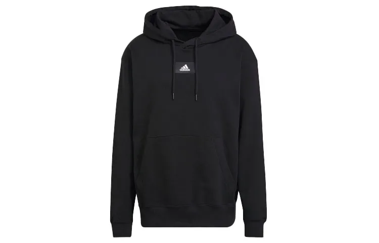 Adidas Sweatshirts Men's Black Hooded Moderate Other
