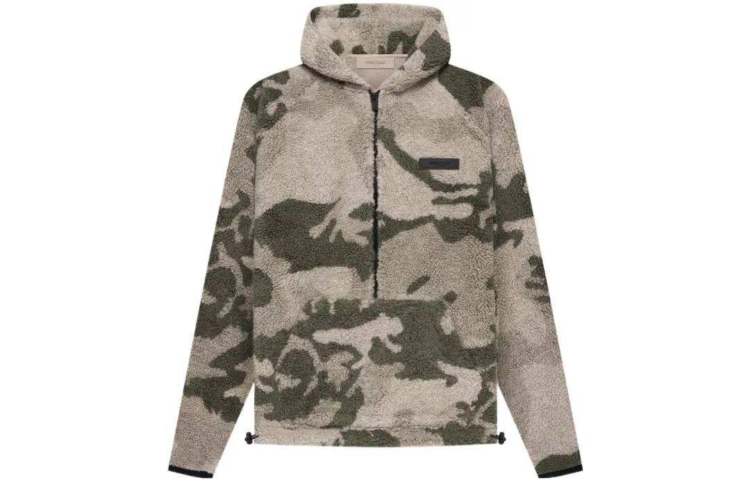 Fear Of God Essentials Polar Fleece Half Zip Hoodie