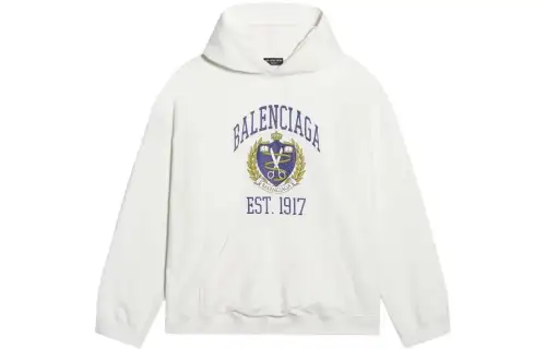 Balenciaga FW22 Sweatshirt Loose Fit Men's White