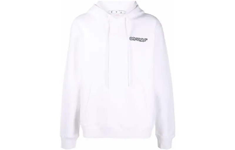 OFF WHITE SS22 Sweatshirts Men's White Hooded Moderate