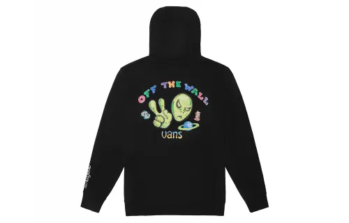 Vans X Crayola Sweatshirts Men's Black Hooded Moderate Regular
