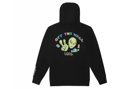 Vans X Crayola Sweatshirts Men's Black Hooded Moderate Regular
