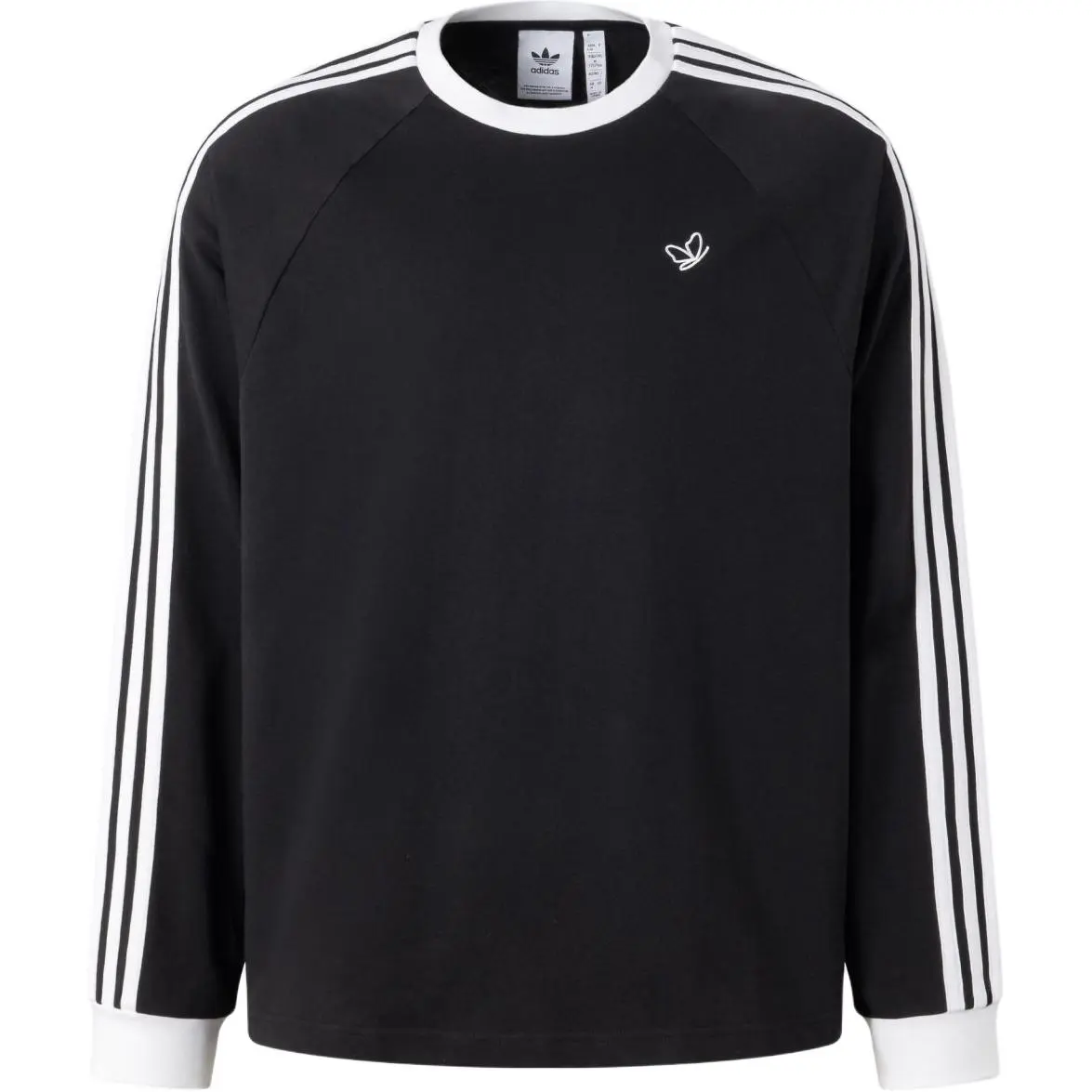Adidas Originals 3 Stripes T Shirt Men's Black/White