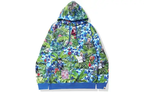 Bape X Monkey 47 Pullover Hoodie