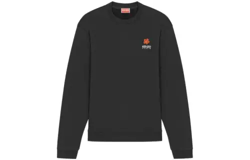 Kenzo Boke Flower-embroidered cotton sweatshirt