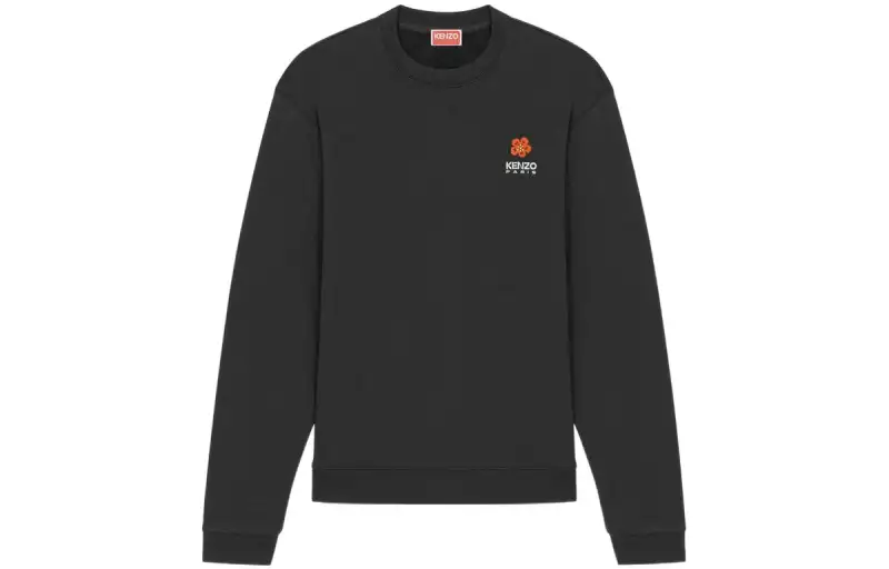 Kenzo Boke Flower-embroidered cotton sweatshirt