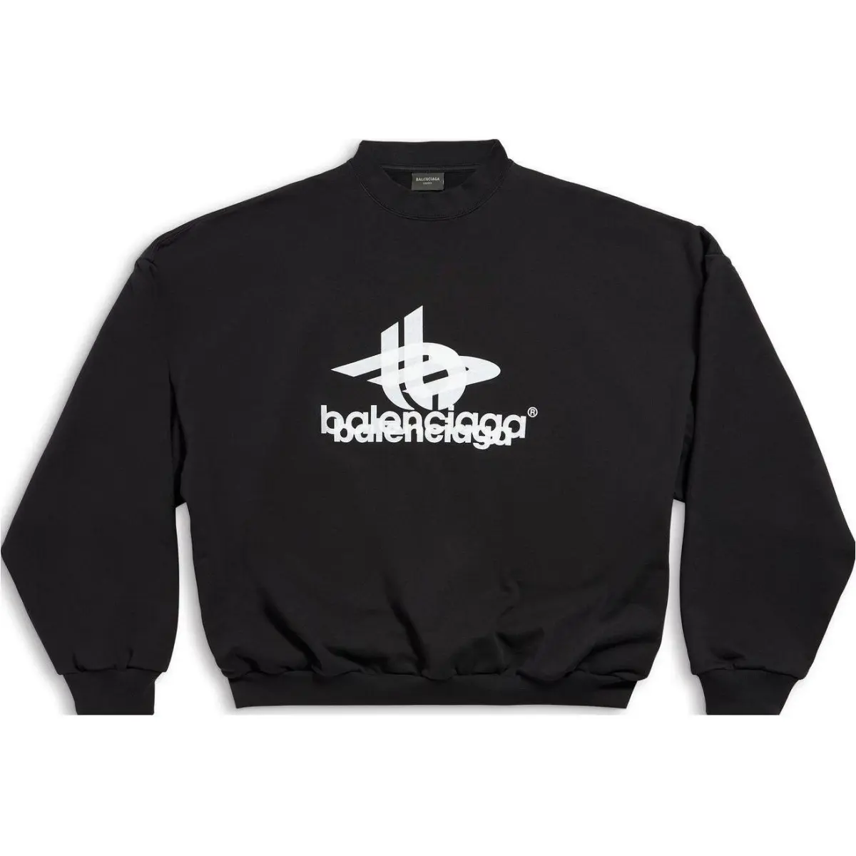 Balenciaga FW23 Sweatshirt Loose Fit Men's Black