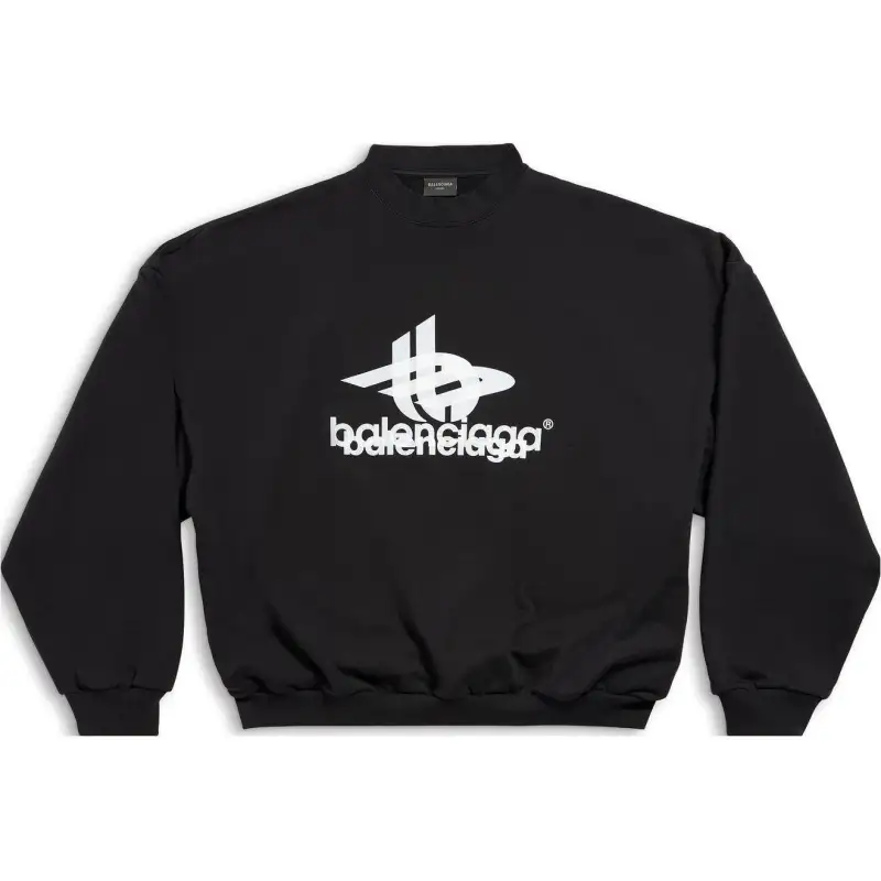 Balenciaga FW23 Sweatshirt Loose Fit Men's Black