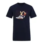 ASICS T Shirts Unisex Black Crew Neck Moderate