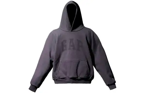 Gap X Balenciaga YEEZY X Gap X Balenciaga Tripartite Collaboration Hoodie Unisex Black Washed