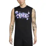 Nike T Shirts Men's Black Crew Neck Moderate Straight Fit