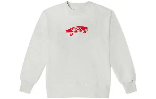 Vans Sweatshirts Unisex Gray Crew Neck Moderate Regular