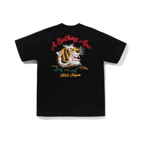 Bape Embroidery Style Souvenir Logo Tee
